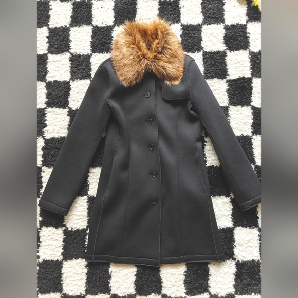 Store Close in a Week!! Vintage tng fur polyester jacket coat - Picture 1 of 5